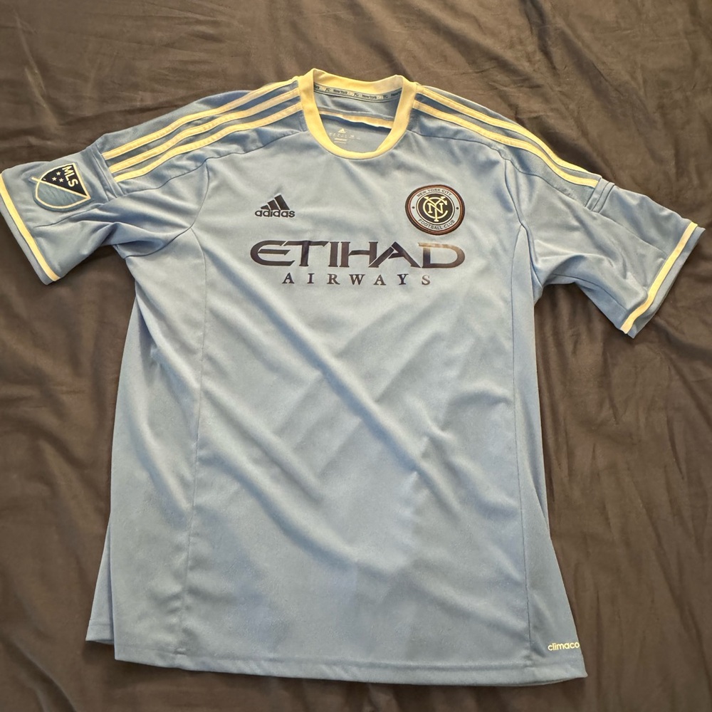 Adidas NYCFC New York FC MLS Blue Soccer Jersey